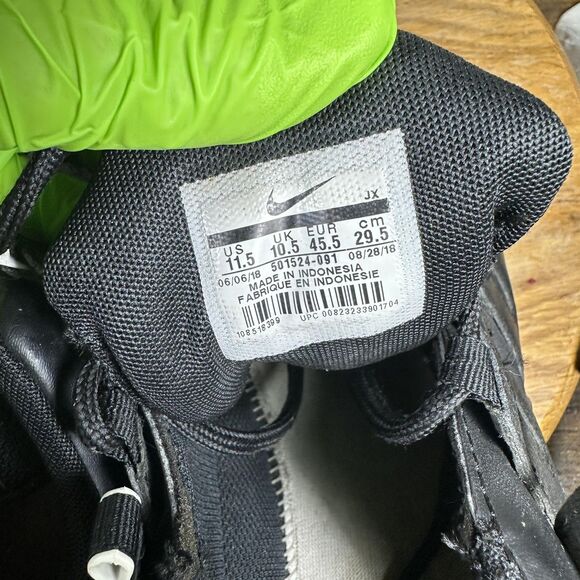 Nike Shox Shoes Mens Size 11.5 Black Silver 501524-091 Running Athletic Sneakers - Picture 2 of 9